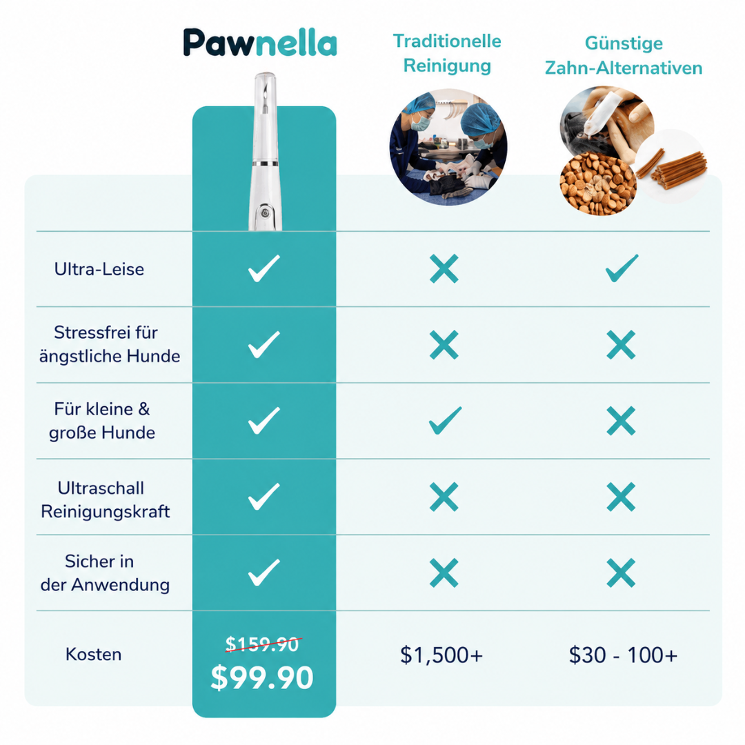 Pawnella SauberZahn Ultraschall-Zahnreiniger 1